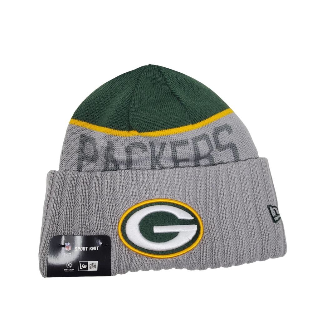 New Era 2013-14 Green Bay Packers On Field Grey Edition Beanie